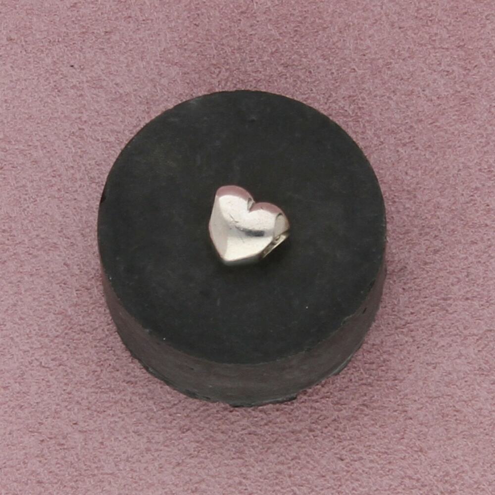 pandora sterling silver big smooth heart bead charm pendant